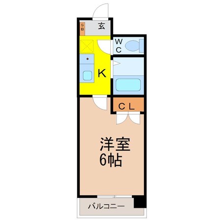 庄内通駅 徒歩6分 3階の物件間取画像